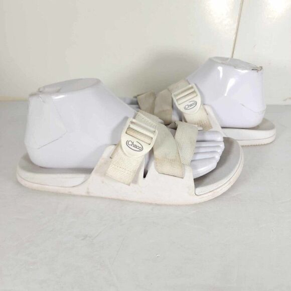 Chaco Women's Lowdown US7 EU38 White Strappy Outdoor Sports Slide Sandals Shoes - Picture 6 of 14